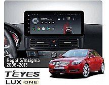 Штатна магнітола Teyes LUX ONE 4+32 Gb Buick Regal 5 / Opel Insignia G09 ZG09 2008-2013 12.3"