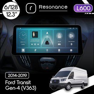 Магнітола Ford Transit Gen-4 (V363) (2014-2019) Resonance L600 6/128 12.3" QLED, 360 (BMW Style)
