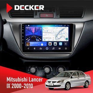 Штатна магнітола Mitsubishi Lancer 9 2000-2010 Black Decker D9-006 4x64, 4G