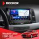 Штатна магнітола Mitsubishi Lancer X 2007-2017 Decker D9-006 4x64, 4G