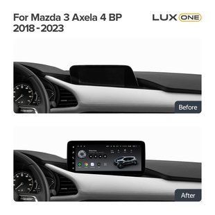 Штатная магнитола Teyes LUX ONE 6+128 Gb Mazda 3 Axela 4 BP 2018-2023 (A) 12.3"