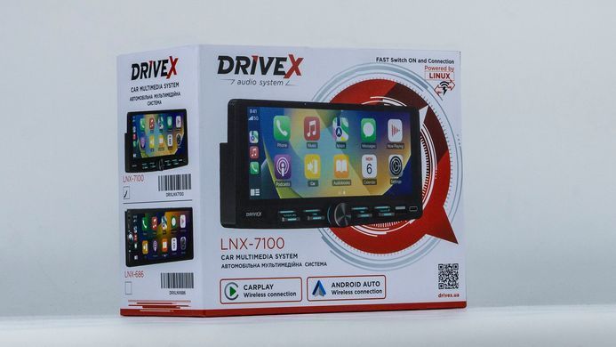 Автомагнітола 1-Din DriveX LNX-7100 1-Din 7"
