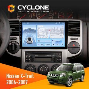 Штатна магнітола Nissan X-Trail 2004-2007 Cyclone C10-012 4x64 DSP 4G