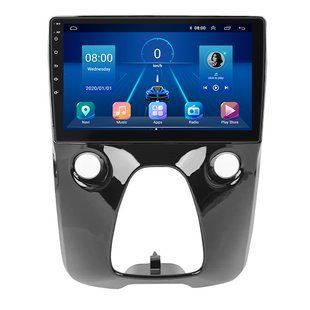 Штатна магнітола Lesko для Peugeot 108 2014-2021 екран 10" 2/32Gb 4G Wi-Fi GPS Top