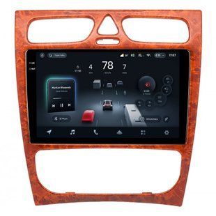 Штатна магнітола Teyes CC4 Pro 2k 12+256 Gb Mercedes-Benz C-Class S203 CL203 W203 2000-2004 Wooden 9"