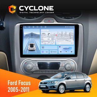 Штатна магнітола Ford Focus 2 2005-2011 Climate Cyclone C9-012 4x64 DSP 4G