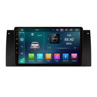 Штатная магнитола Cyclone C9 CPL GSM. 2+32GB. CARPLAY. 4G BMW X5 (E53) 1999-2006 з радіо модулем в багажнику