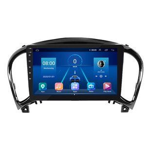 Штатна магнітола Lesko для Nissan Juke I 2010-2014 екран 9" 6/128Gb 4G Wi-Fi GPS Top