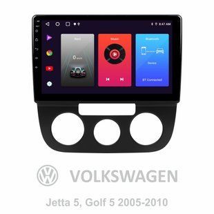 Штатна магнітола Sigma F10216 2+32 Gb Volkswagen Jetta 5 2005-2010 (F1) 10"