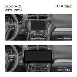Штатна магнітола Teyes LUX ONE 6+128 Gb Ford Explorer 5 2011-2019 12.3" (L3)