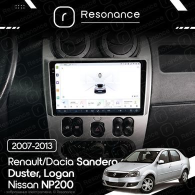 Магнітола Dacia Sandero (2008-2014) [Silver] DUDU 4 9.5" QLED, 4/64