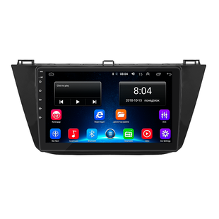 Штатна магнітола Lesko для Volkswagen Tiguan II 2016-2020 екран 10" 2/32Gb Wi-Fi GPS Base