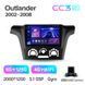Штатная магнитола Teyes CC3 2K 6+128 Gb Mitsubishi Outlander 1 2002-2008 (F2) 9"