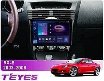 Штатна магнітола Teyes CC3 2k 4+32 Gb Mazda RX-8 SE (1 Din) 2003-2008 9"