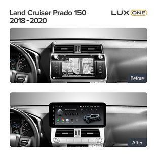 Штатная магнитола Teyes LUX ONE 4+32 Gb Toyota Land Cruiser Prado 150 2018-2020 12.3" (L3)