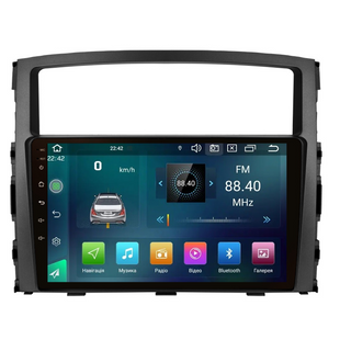 Штатная магнитола Cyclone C9 CPL GSM. 2+32GB. CARPLAY. 4G Mitsubishi Pajero 2007-2021