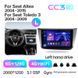 Штатная магнитола Teyes CC3 2K 6+128 Gb 360&deg; Seat Altea 5P (Left hand drive) 2004-2015 9"