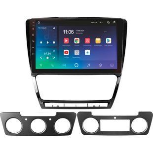 Штатна магнітола Sigma X10464 10 4+64 Gb Skoda Octavia 2 A5 2008-2013 10" black