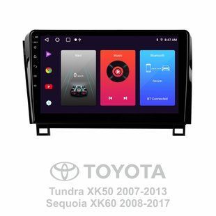 Штатна магнітола Sigma F10216 2+32 Gb Toyota Tundra XK50 2007-2013 Sequoia XK60 2008-2017 10"