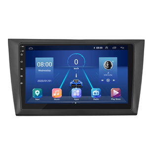 Штатна магнітола Lesko для Volkswagen Golf VI 2008-2012 екран 9" 6/128Gb 4G Wi-Fi GPS Top