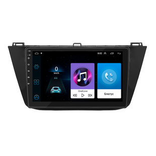 Штатна магнітола Lesko для Volkswagen Tiguan II 2016-2020 екран 10" 1/16Gb Wi-Fi GPS Base
