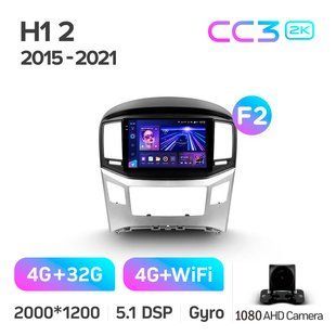 Штатная магнитола Teyes CC3 2K 4+32 Gb Hyundai H1 2 2015-2021 9"