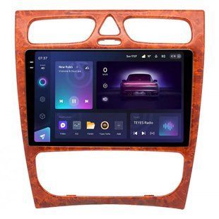 Штатна магнітола Teyes CC3 2k 6+128 Gb 360&deg; Mercedes-Benz C-Class S203 CL203 W203 2000-2004 Wooden 9"