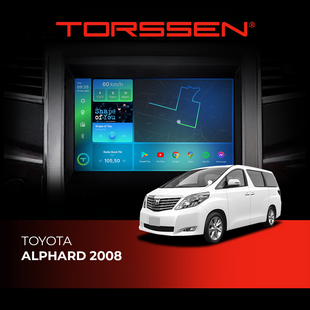 Штатна магнітола Torssen Toyota Alphard 2008 FL9 4+64Gb 4G Carplay DSP