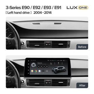 Штатна магнітола Teyes LUX ONE 6+128 Gb BMW 3-Series E90/E92/E93/E91 2004-2014 12.3"