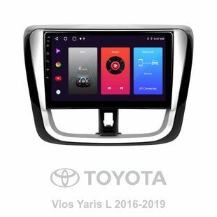 Штатна магнітола Sigma F10216 2+32 Gb Toyota Vios Yaris L 2016-2019 10"