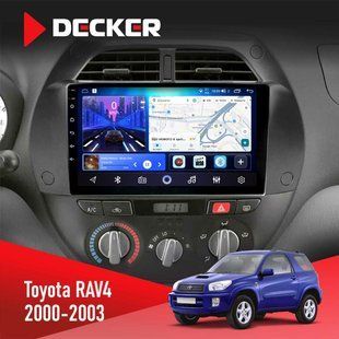 Штатна магнітола Toyota RAV4 2000-2003 Decker D9-006 4x64, 4G