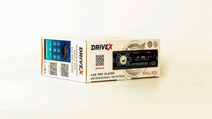 Автомагнітола 1-Din DriveX MPU-105 4х45Вт BT APP