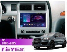 Штатна магнітола Teyes CC3 2k 4+32 Gb Audi Q7 4L (1 Din) 2005-2015 9"