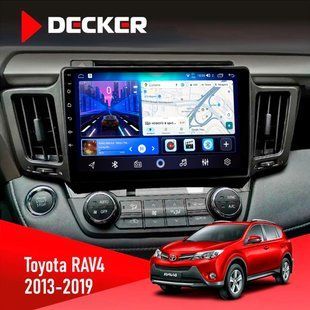 Штатна магнітола Toyota RAV4 2013-2019 Decker D10-006 4x64, 4G