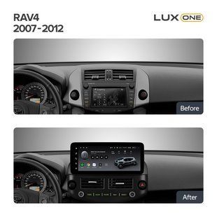 Штатна магнітола Teyes LUX ONE 6+128 Gb 360&deg; Toyota RAV4 XA30 2007-2012 12.3" (L2)