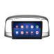 Штатна магнітола Lesko для Hyundai Verna II 2005-2010 екран 9" 4/64Gb 4G Wi-Fi GPS Top