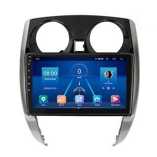 Штатна магнітола Lesko для Nissan Note II 2012-2016 екран 10" 4/32Gb 4G Wi-Fi GPS Top