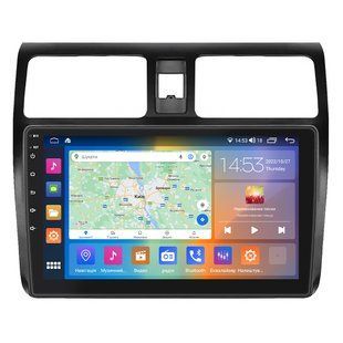Штатна магнітола Lesko для Suzuki Swift III 2004-2011 екран 10" 4/64Gb CarPlay 4G Wi-Fi GPS Prime