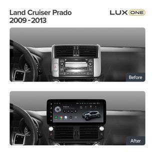 Штатна магнітола Teyes LUX ONE 6+128 Gb 360&deg; Toyota Land Cruiser Prado 150 2009-2013 12.3" (L3)
