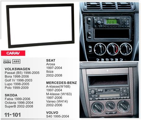 Переходная рамка CARAV Volvo S40 (11-101)