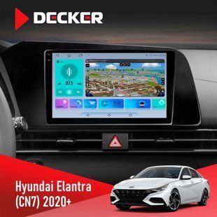 Штатна магнітола Hyundai Elantra 2021 Decker D9-009 4x64, DSP, 4G, 2k