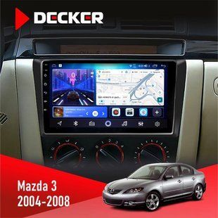 Штатна магнітола Mazda 3 2004-2008 Decker D9-006 4x64, 4G