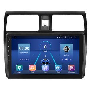 Штатна магнітола Lesko для Suzuki Swift III 2004-2011 екран 10" 4/64Gb 4G Wi-Fi GPS Top
