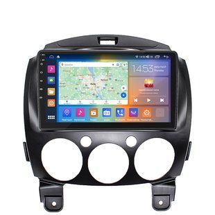 Штатна магнітола Lesko для Mazda 2 II (DE) 2007-2010 екран 9" 2/32Gb CarPlay 4G Wi-Fi GPS Prime