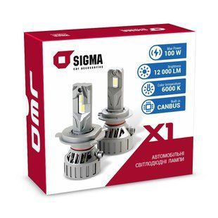 LED автолампи Sigma X1 50W HB3/HB4 5000K