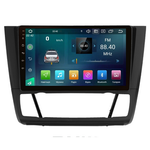 Штатная магнитола Cyclone C9 CPL. 2+32GB. CARPLAY BMW 1 Series 2007-2011 climate