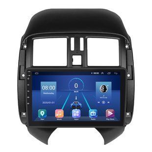 Штатна магнітола Lesko для Nissan Sunny N17 2012-2014 екран 9" 6/128Gb 4G Wi-Fi GPS Top