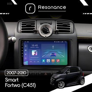 Магнітола Smart Fortwo (C451) (2006-2009) Resonance Ultra M6 (7862) 6/128, 9" QLED, 360