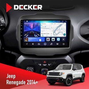 Штатна магнітола Jeep Renegade 2014 Decker D9-006 4x64, 4G
