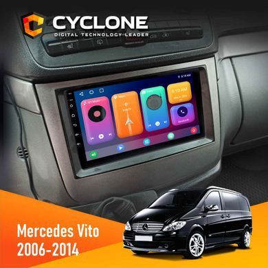 Штатна магнітола Mercedes-Benz Vito (W639), Viano (W639) 2006-2014 Cyclone C9-001 2x64 CPL